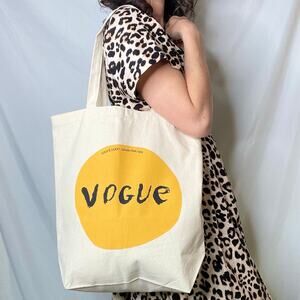 Vogue Magazine Salvador Dali limited edition art reusable canvas cotton tote bag